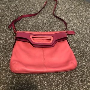Coach Leather Cross Body Bag